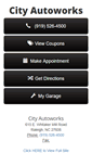 Mobile Screenshot of cityautoworks.com