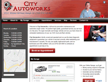 Tablet Screenshot of cityautoworks.com